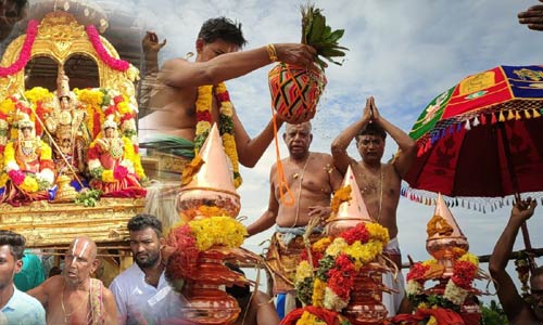 நாங்கூர் மணிமாடக் கோவில் மகா சம்ப்ரோக்ஷணம் கோலாகலம்