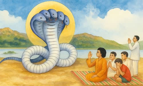 நாகத்தில் தெரிந்த பாபா முகம்; பரவசத்தில் ஆழ்ந்த பக்தர்கள்..!