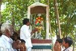 காந்திக்கு கோவில்: ஏழ்மையிலும்தேசியம் போற்றும் முதியவர்!