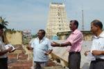 ராமேஸ்வரம் கோவில் பணிகள் அறநிலையத் துறை அதிகாரிகள் ஆய்வு!