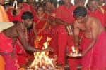 செவ்வாடை பக்தர்கள் நடத்திய கலச விளக்கு வேள்வி பூஜை!