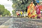 பரிதாபத்தில் பாத யாத்திரை பக்தர்கள் புண்ணியம் தேடுமா அறநிலையத்துறை