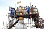 இஸ்கான் கோவில் கும்பாபிஷேகம்: குவிந்தனர் பக்தர்கள்!