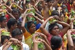 ராமேஸ்வரம் பத்ரகாளியம்மன் கோயில் பூச்சொரிதல் விழா