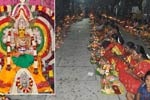 ராசிபுரம் மாரியம்மன் கோவில் திருவிளக்கு பூஜை!