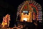 மின் அலங்காரத்தில் கோட்டைமாரியம்மன் வீதியுலா!