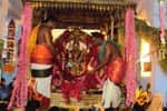திருச்செந்தூர் ஆவணி திருவிழா: சுவாமி பச்சை சாத்தி வீதி உலா!