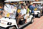மதுரை ஆடி வீதிகளிலும் வலம் வருது பேட்டரி கார்!