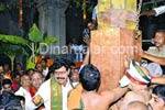காளஹஸ்தி கோவிலில் புதிய கொடிமரம் பிரதிஷ்டை!