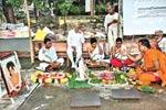 தியான மண்டபத்திற்கான சிறப்பு பூமி பூஜை