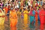 ஷத் பண்டிகை: கங்கை கரையில் கோலாகலம்!