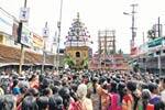 கல்பாத்தி விஸ்வநாதர் கோவிலில் 6 தேர் சங்கமம்!
