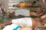 கோயிலில் பக்தர்கள் சாப்பிட்ட இலையில் உருண்டு நேர்த்திக்கடன்!