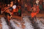 நாகலாபுரத்தில் ஐய்யப்ப, முருக பக்தர்கள் பூக்குழி இறங்கும் விழா!