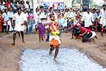 நத்தம்  கோட்டையூர் காளியம்மன்  கோயில் பூக்குழி விழா!