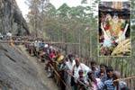 1500 அடி உயர மலைச்சரிவில் குவிந்த பக்தர்கள்!