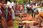 சதாசிவ பிரமேந்திராள் ஆராதனை விழா: இலையில் பக்தர்கள் அங்கபிரதட்ஷணம்!