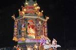 பழநி சித்ரா பவுர்ணமி விழா: வெள்ளிரதத்தில் முத்துக்குமாரசுவாமி பவணி!