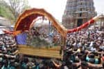 அழகர் மலையில் கள்ளழகருக்கு வரவேற்பு!
