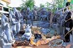 செஞ்சியில் சாமி சிலைகள் கரிக்கோலமாக ஊர்வலம்!