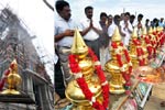 கோவை கோனியம்மன் கோவில் கலசங்கள் ராஜகோபுரத்தில் ஸ்தாபிதம்!