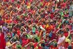 ஊட்டியில் ஆடிப்பூர ஊர்வலம்: செவ்வாடை பக்தர்கள் பரவசம்!