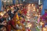 ரேணுகா பரமேஸ்வரி கோவிலில் திருவிளக்கு பூஜை!