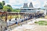 ஆஞ்சநேயர் கோவிலுக்குள் புகுந்த வெள்ளம்!