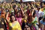 ராமேஸ்வரத்தில் வடமாநில பக்தர்கள் ஊர்வலம்!
