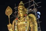 55 அடி உயர முருகன் கோவிலில் மண்டல பூஜை நிறைவு !