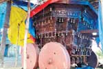 வெள்ளோட்டத்திற்கு தயார் நிலையில் பெருமாள் கோவில் தேர்!