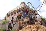 ராமர் பாதம் கோவிலில் சுற்றுச்சுவர் அமைக்க மண் ஆய்வு!