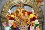அஸ்வரூபம் கணபதிக்கு சந்தன காப்பு அலங்காரம்!
