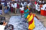 ஸ்ரீமுஷ்ணம் அங்காளம்மன் கோவிலில்  தீ மிதி உற்சவம்!