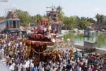 திருநள்ளார் கோவிலில் தேர்கள் வெள்ளோட்டம்!