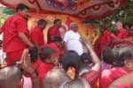 பங்காரு அடிகளாருக்கு திண்டிவனத்தில் வரவேற்பு!