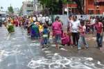 ஆனித் திருமஞ்சன தேரோட்டம் வீதிகளில் பெண்கள் கோலம்!