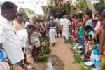 முத்துமாரியம்மன் கோவிலில் சாகை வார்த்தல்!