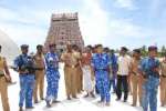 சிதம்பரம் நடராஜர் கோவிலில் பாதுகாப்பு ஆய்வு!