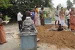 சிவன் கோவிலில் மண்டபம் கட்டுமான பணி!