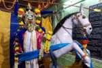 காரைக்கால் நவராத்திரி இறுதி தினத்தில் அம்பு ஏய்தும் நிகழ்ச்சி!
