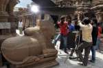 காஞ்சிபுரம் கைலாசநாதர் கோவிலில் ஆவணப் படம் தயாரிப்பு!