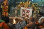 புதுச்சேரி காமாட்சி அம்மன் கோவில் முதல்கால யாக சாலை பூஜை!