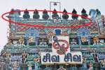 கனமழையால் இடிதாங்கி சேதம்: கோவில் நிர்வாகம் மெத்தனம்!