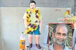 இறந்து போன ஆசை மகன் நினைவாக தந்தை கட்டிய கோவில்!