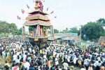 அரோகரா கோஷம் முழங்க அசைந்தாடி வந்த சிவன்மலை சுப்ரமணிய சுவாமி தேர்!