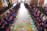 கல்வியில் சிறக்க.. முக்தீஸ்வரர் கோயிலில் மாணவிகள் திருவிளக்கு வழிபாடு!