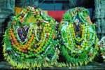 காய்கறிகள், பழ அலங்காரத்தில் பஞ்சமூர்த்திகள் அருள்பாலிப்பு!