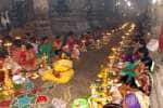 பார்வதீஸ்வர கோவில் சிவராத்திரியை முன்னிட்டு 108 திருவிளக்கு பூஜை