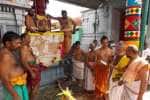 காரைக்கால் கைலாசநாதர் கோவிலில் பங்குனி உத்திர கொடியேற்றம்